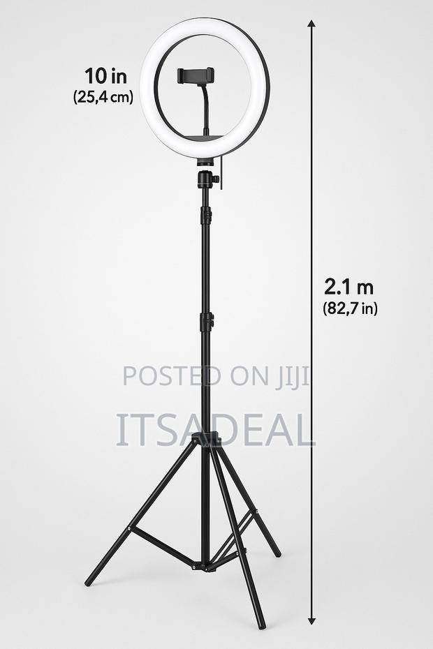 10 Inch Ring Light With 2.1m Stand Picture