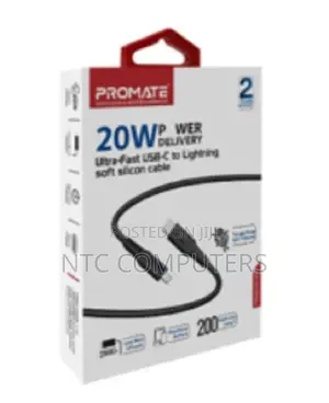 Promate 20w Power Delivery Fast Charging Usb-C to Lightning