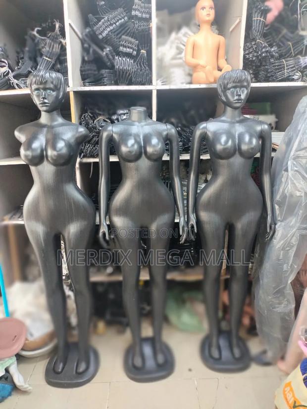 Ann001,Black Dummies, Black Mannequins - main view