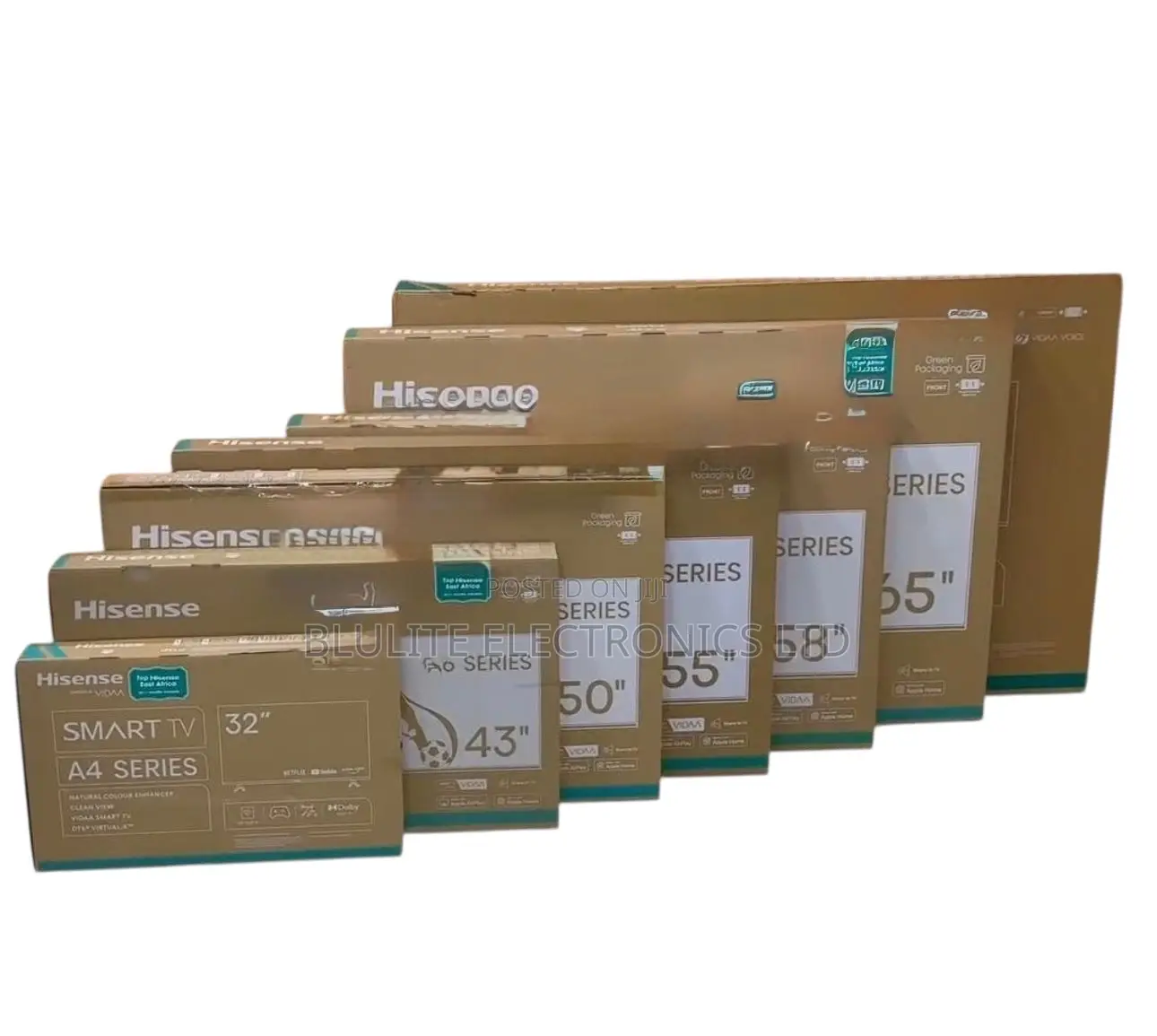 Hisense 55”Inches Smart Frameless