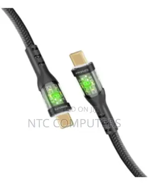 Promate 60w Power Delivery Ultra-Fast Usb-C Transparent Cab