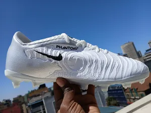 New Budget Phantom White Football Boots- Soccer Cleats