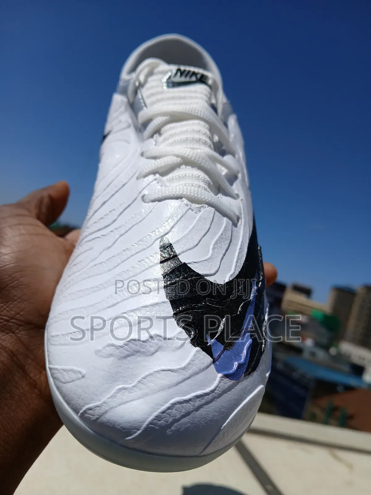 New Budget Phantom White Football Boots- Soccer Cleats