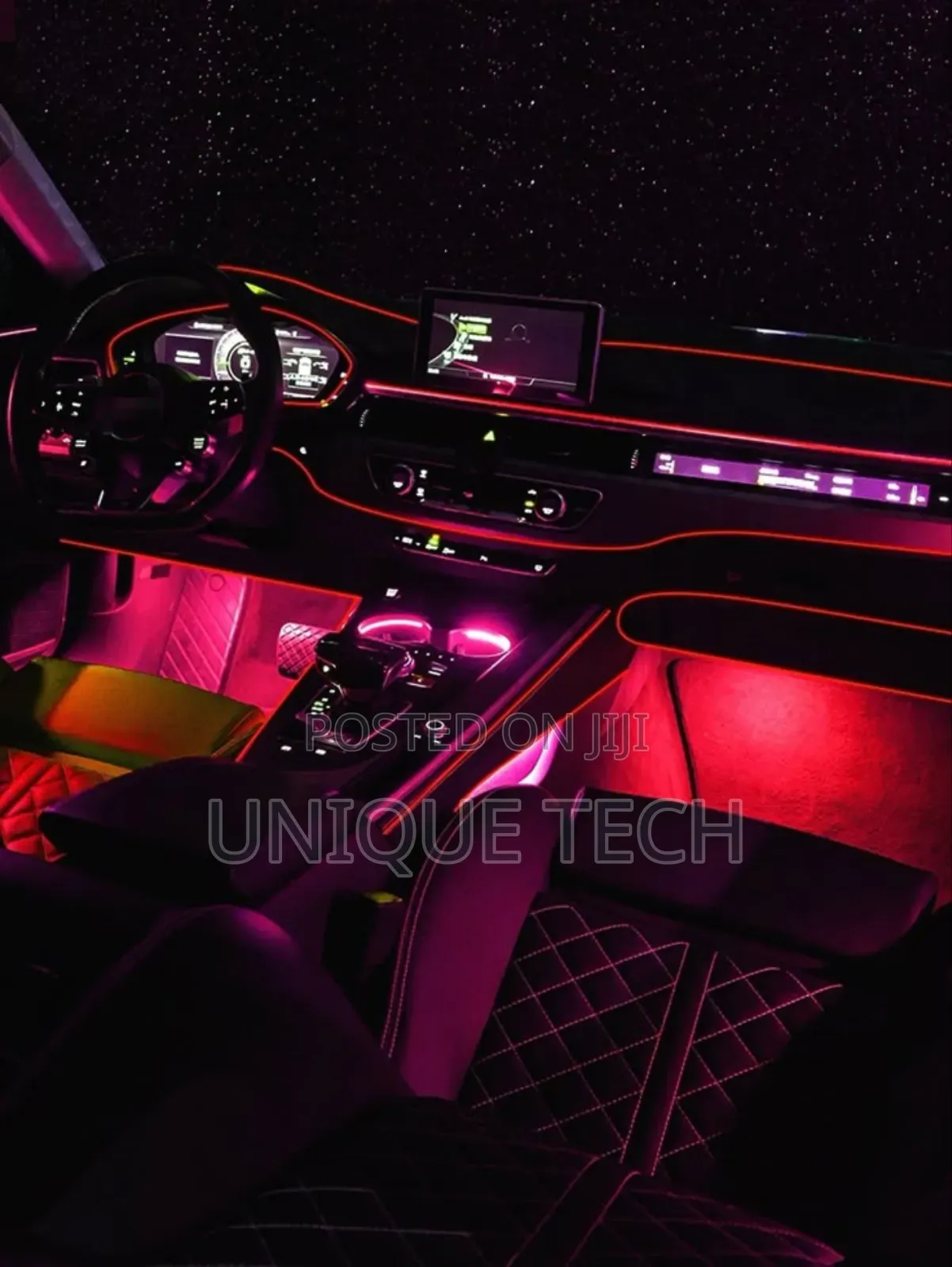 Custom 5m Led Dashboard Light Strip (Red, White,Blue,Green)