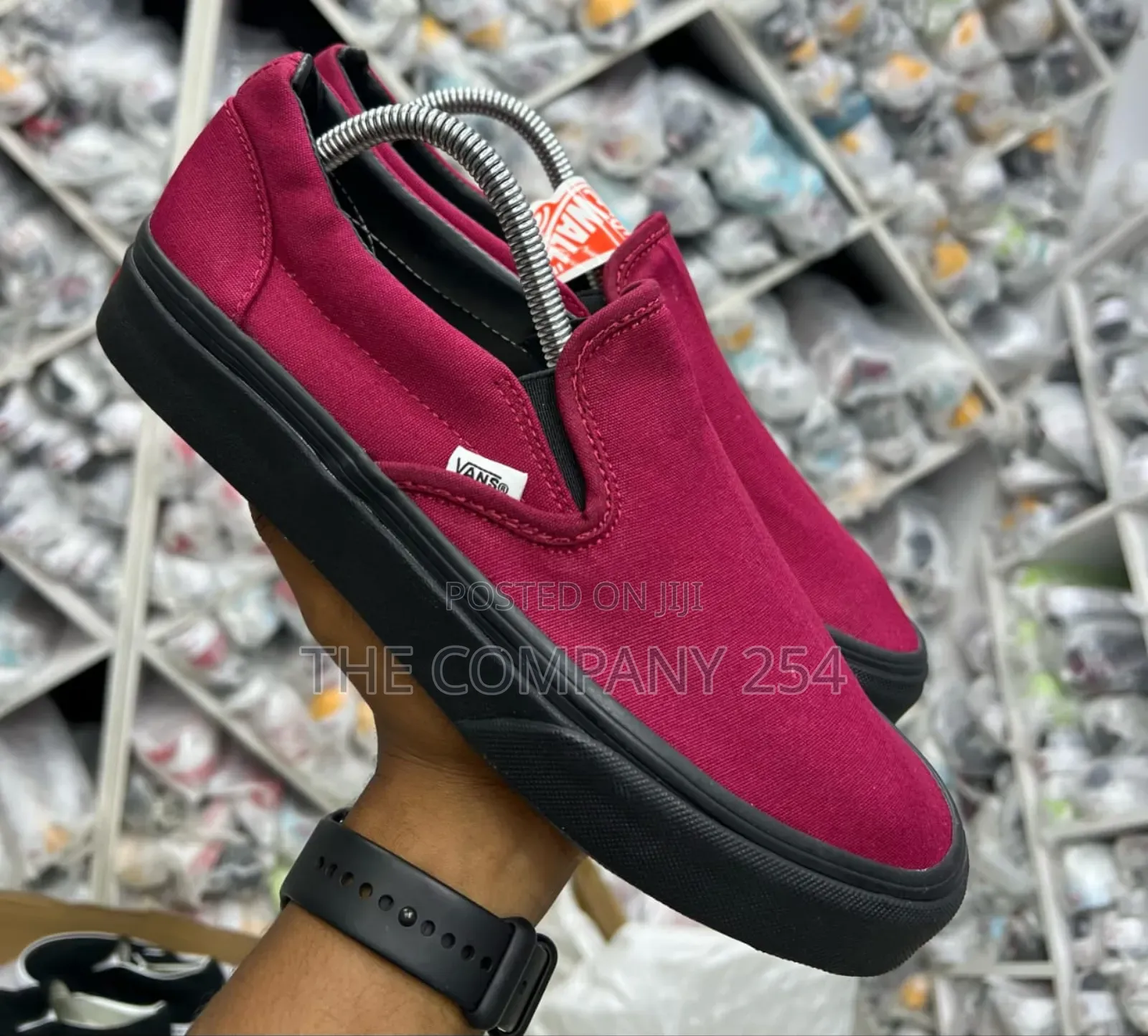 Laceless Vans Off the Walls Unisex Rubber Sole Shoes