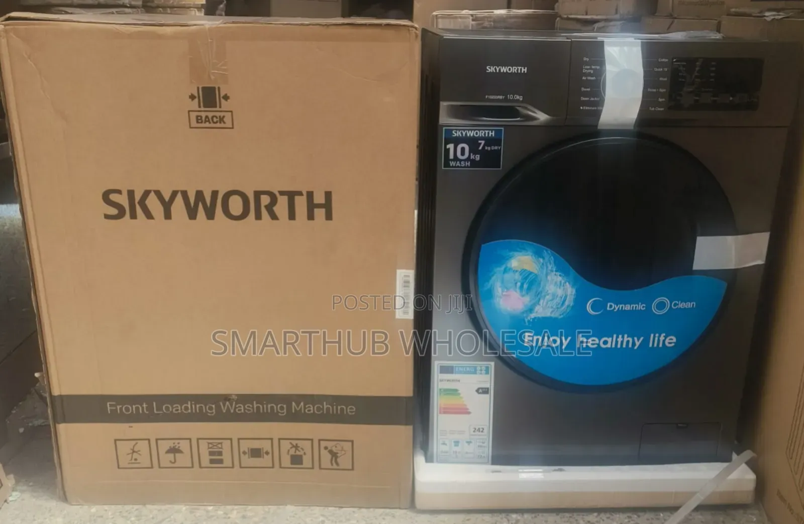 Skyworth Washing Machines Front Load 
 8kgwash and Spin