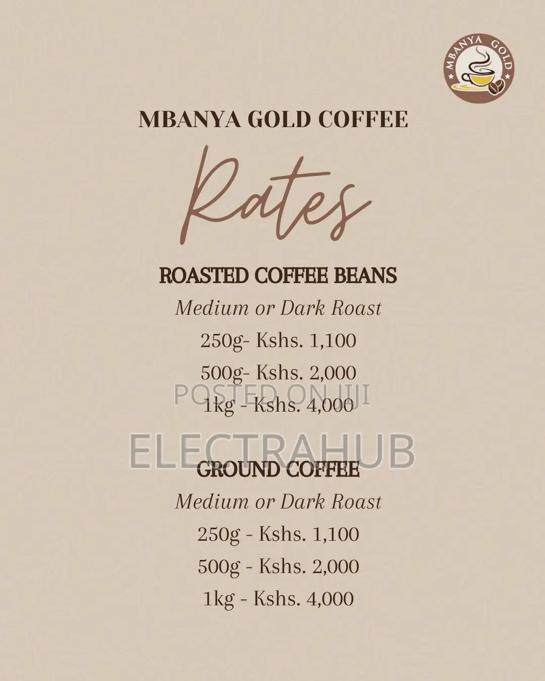 Mbanya Gold Coffee Beans