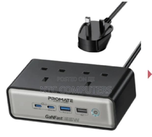 Promate 65w Power Delivery Ganfast Charging Station With 32