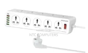 Promate 10ac Socket Space Efficient Power Strip With 20w Us