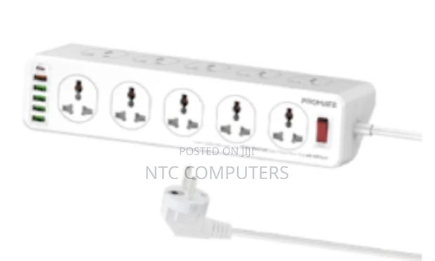 Promate 10ac Socket Space Efficient Power Strip With 20w Us - main view