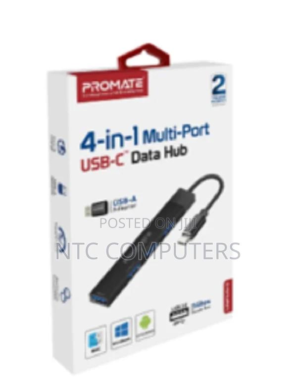 Promate 4-in-1 Multi-Port Usb-C Data Hub(Litehub-4) - thumbnail 2