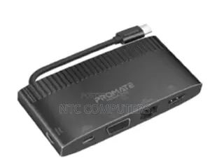 Promate 6 in 1 Super Speed Usb-C Media Hub With 100w Power