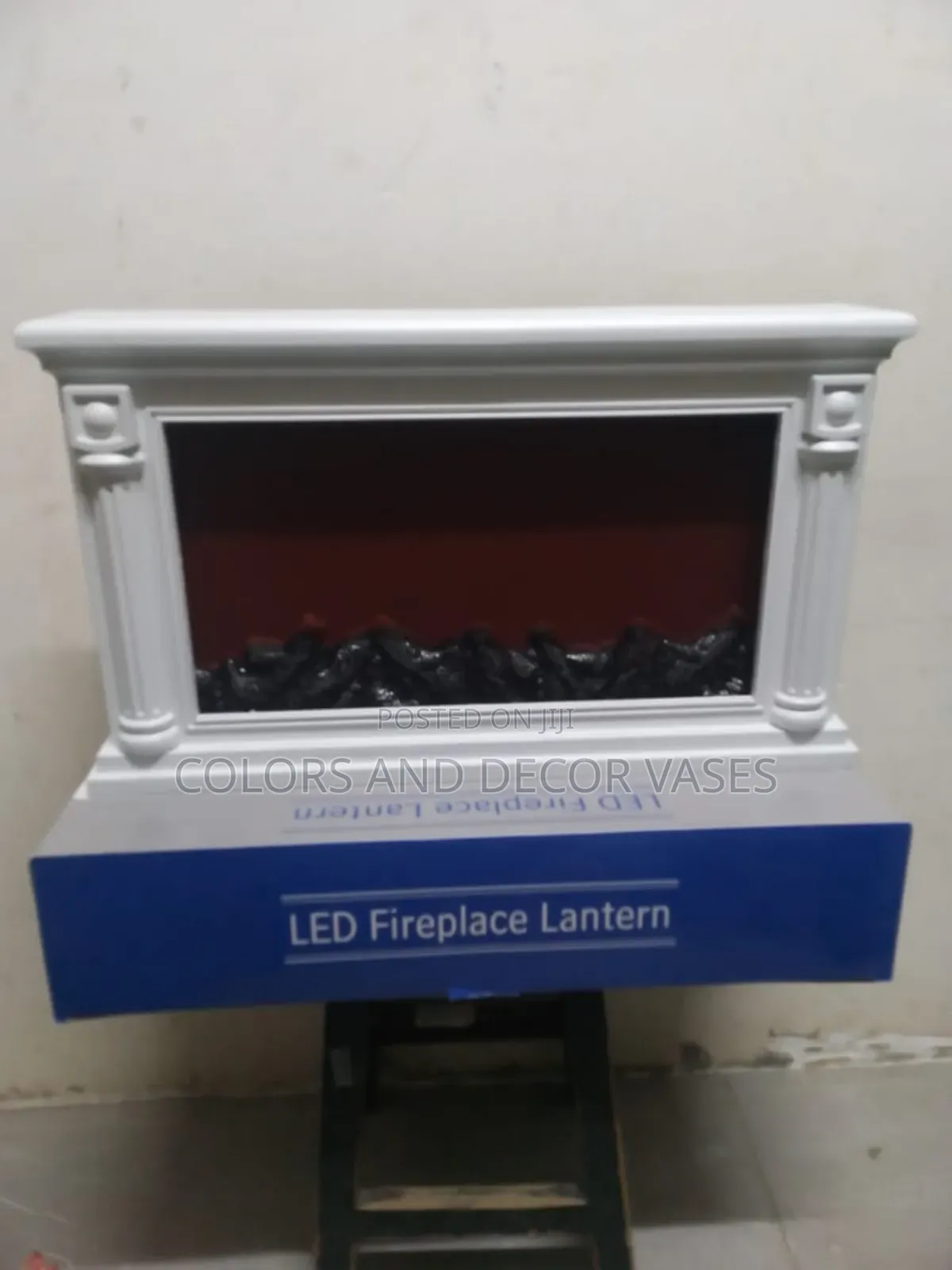 Amazing Led Fireplace Available in White and Black