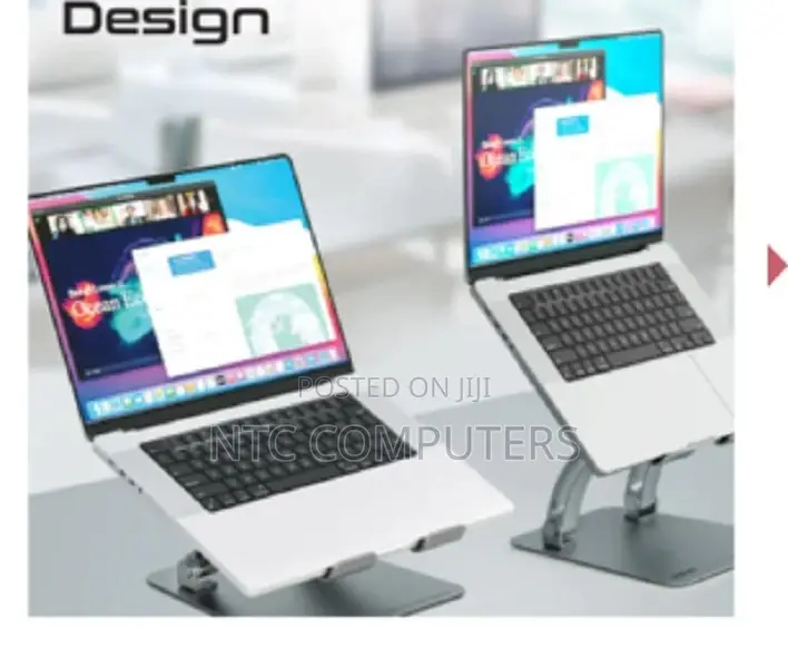 Promate Ergonomic Multi-Level Aluminum Laptop Stand