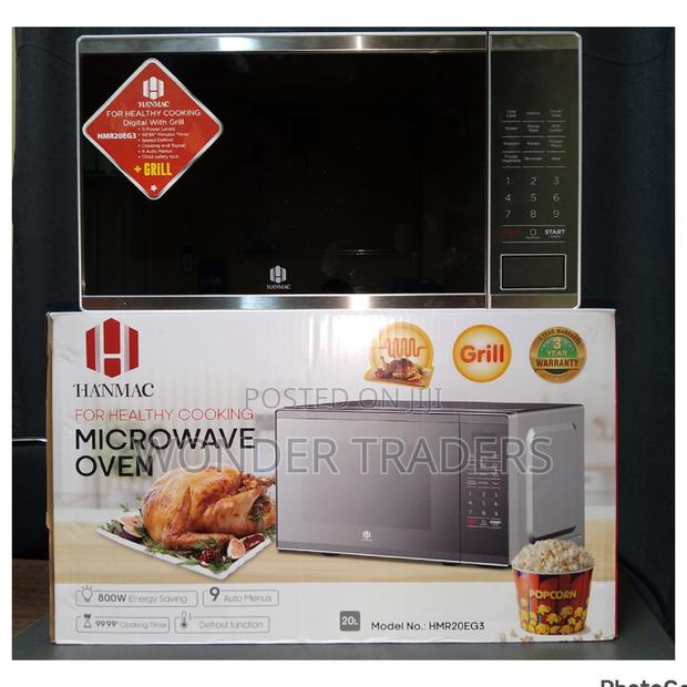 Silver Hanmac 20l Digital Plus Grill Microwave (3 Years Wran - main view