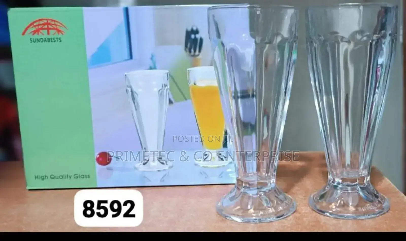 320ml Milkshake Glass 6 PCS