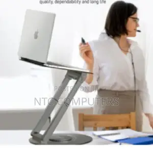 Promate Ergonomic Multi-Level Aluminium Laptop Stand •