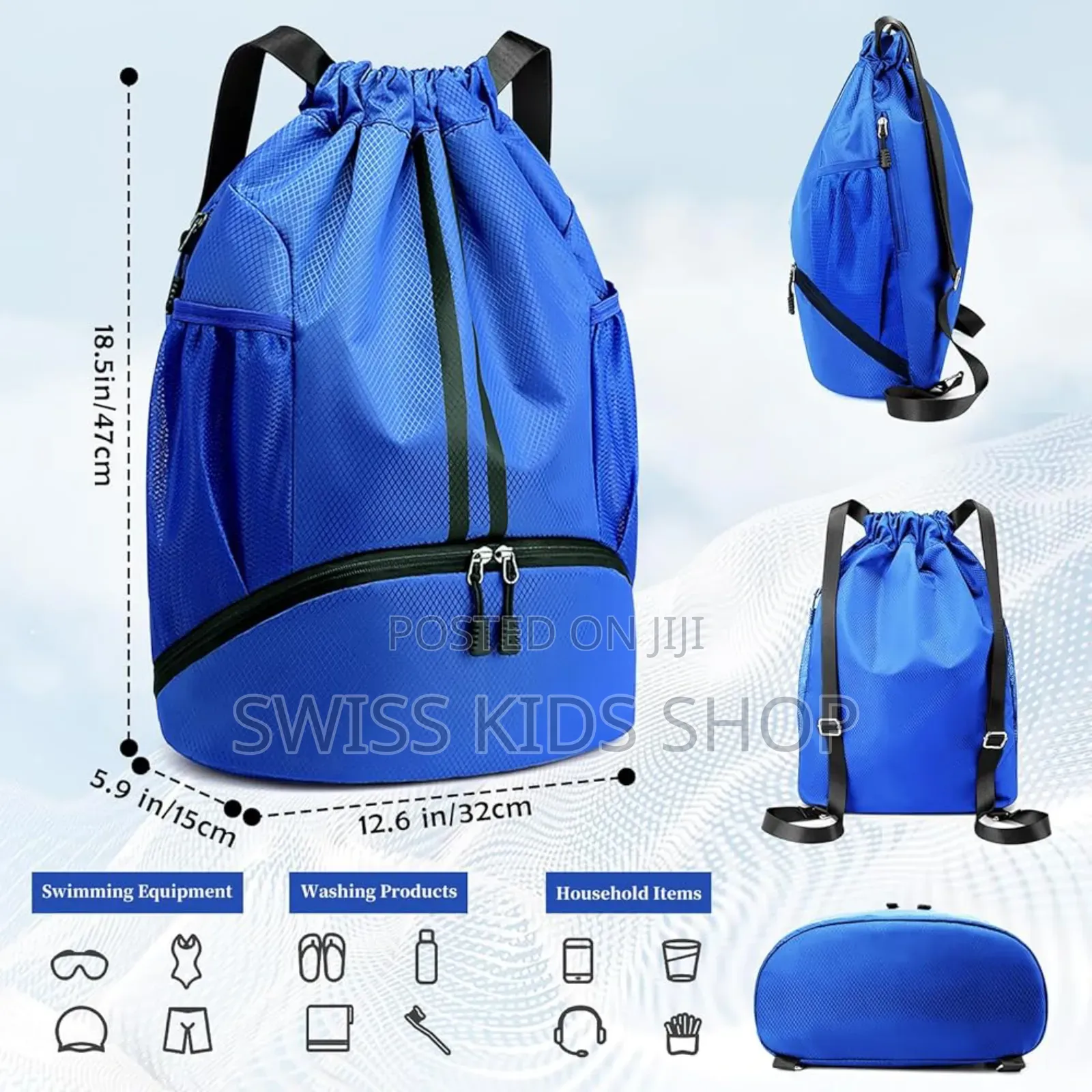 Sports, Swimming, Gym, Hiking, Leisure Bag