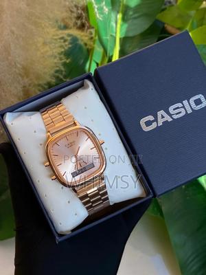 Premium Casio Square Dual Time * - main view