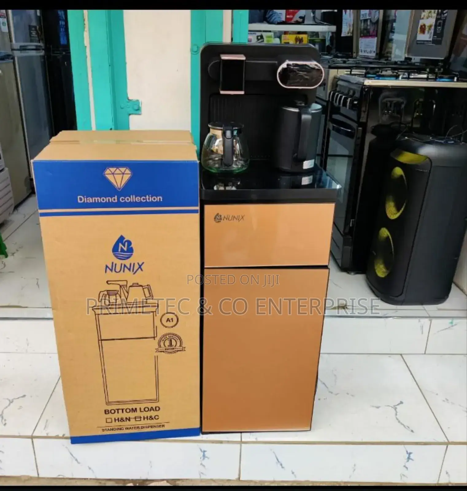 Nunix Bottom Loading Dispenser Hot and Cold A1c