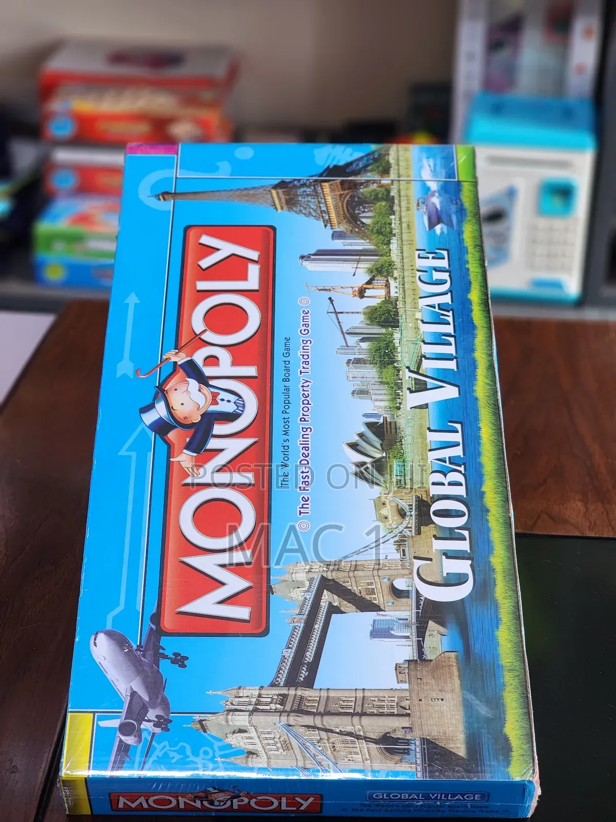 Monopoly Global Village Blue