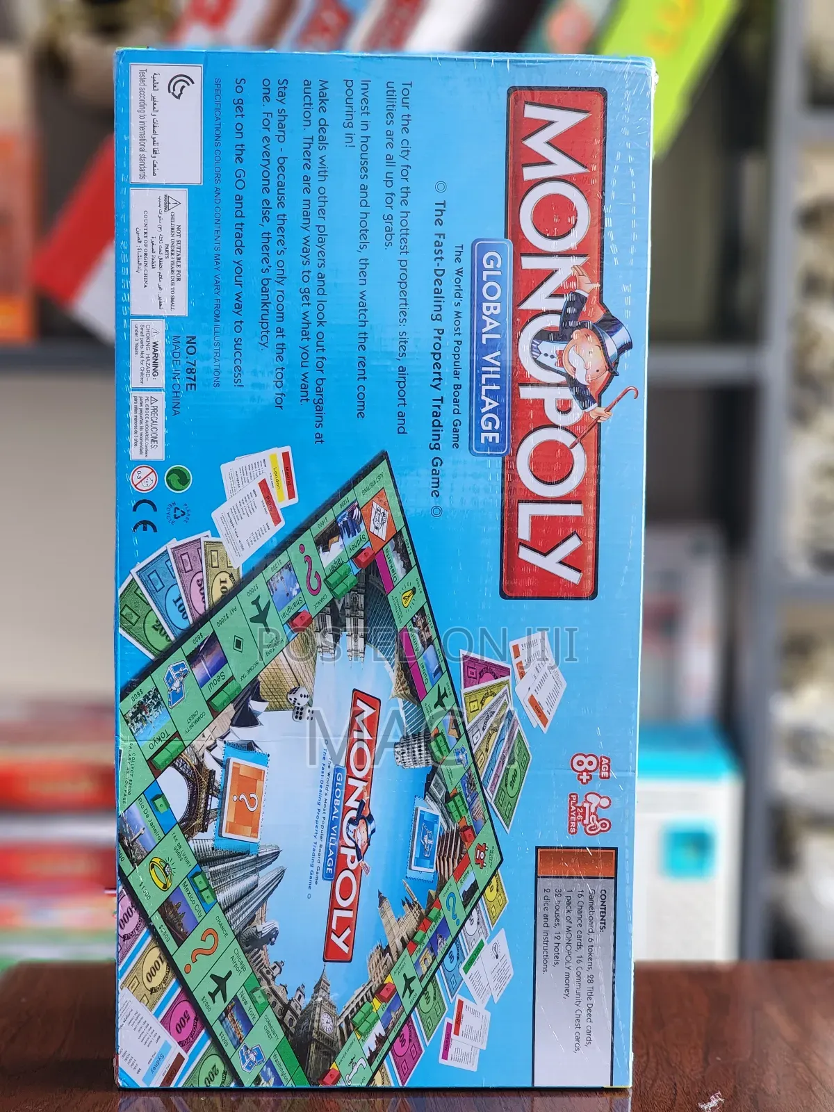 Monopoly Global Village Blue