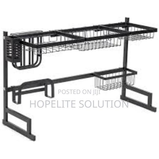 Rust Proof Heavy Duty Metallic Over the Sink Rack - thumbnail 4