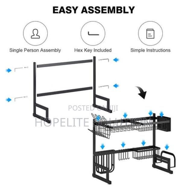 Rust Proof Heavy Duty Metallic Over the Sink Rack - thumbnail 9