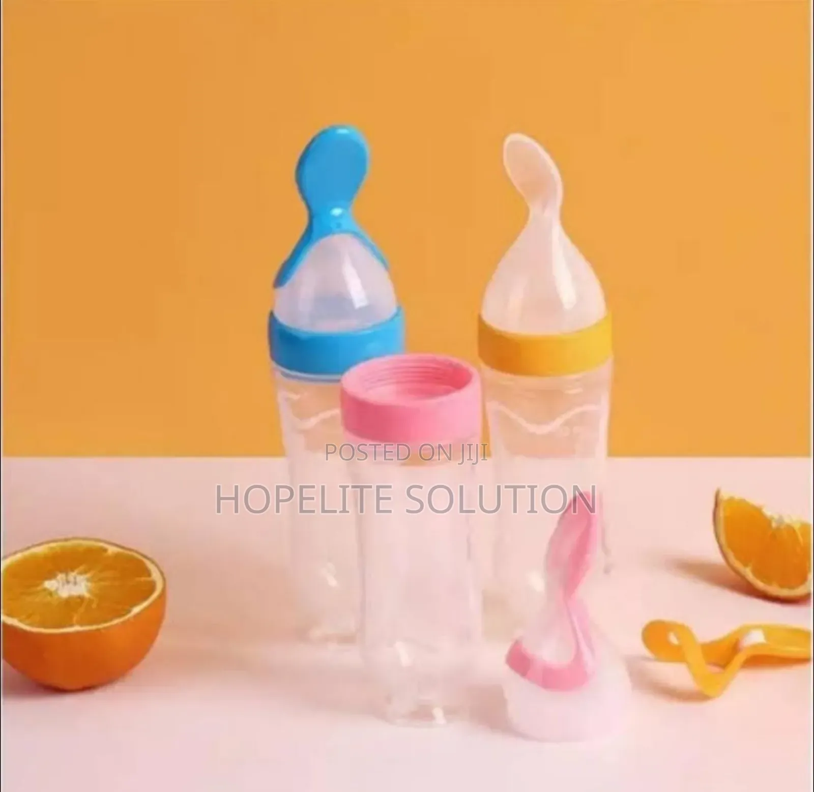 Silicon Baby Feeling Bottle