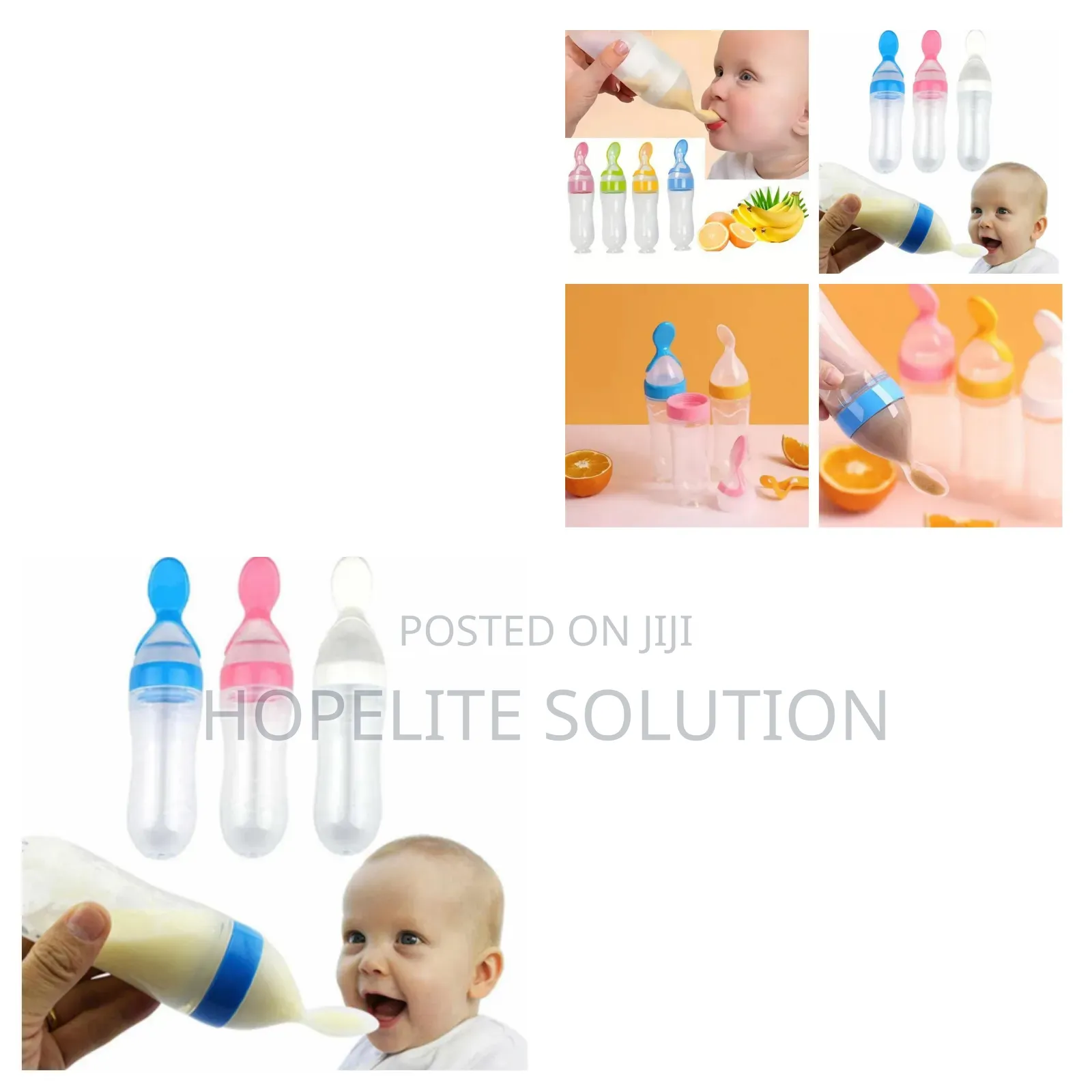 Silicon Baby Feeling Bottle