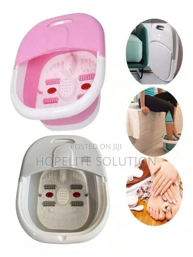 Portable Silicon Folding Electric Foot Bath - main view