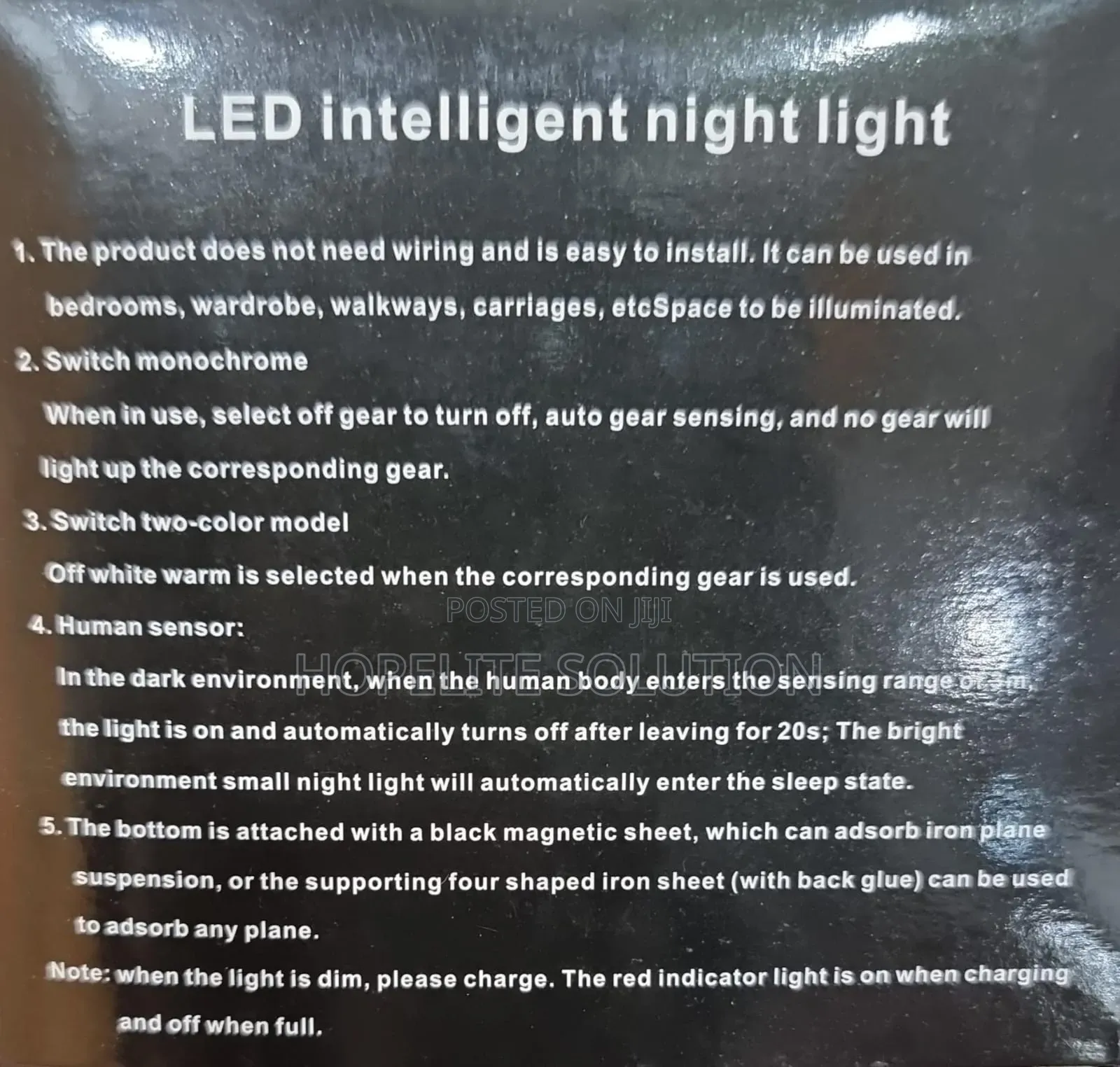 Intelligent Induction Lamp