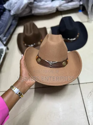 Stylish Cowboy/Cowgirl With a Longhorn Emblem