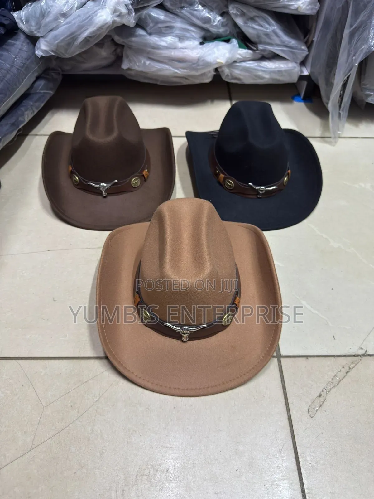 Stylish Cowboy/Cowgirl With a Longhorn Emblem