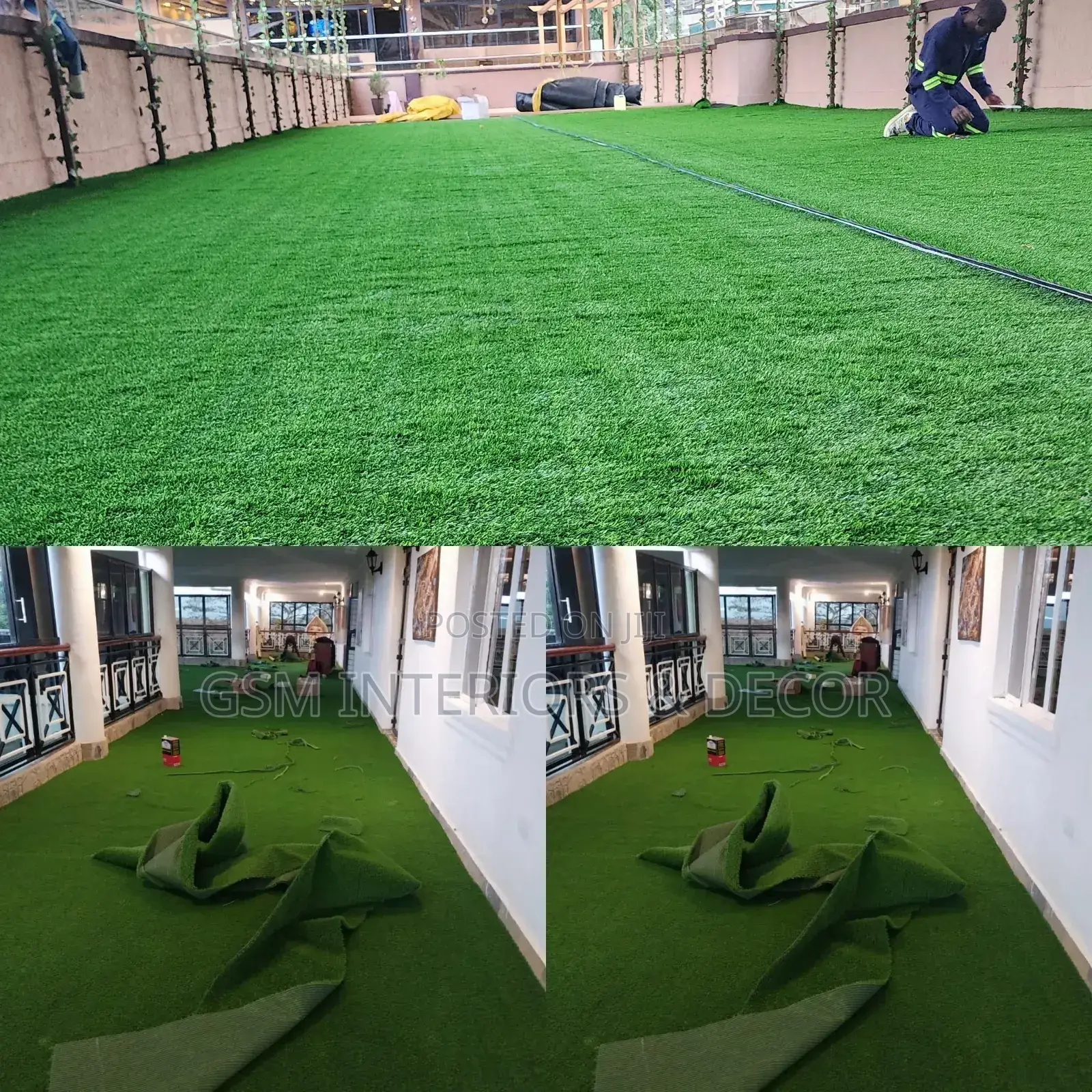 Premily Green Grass Carpets and Artificial Green Grass