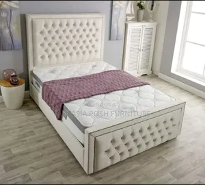 5x6 Luxury Comfy Tufted Bed Frame