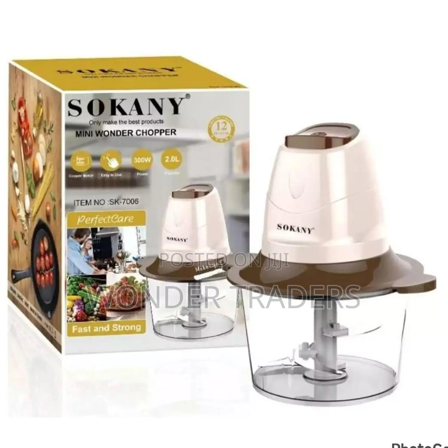 Sokany 2 Litre Food Chopper(Sk-7006)