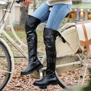 Ladies Trendy Back Strap Thighboots* - thumbnail 2
