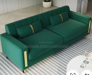 Emerald Green Glam 3 Seater Sofa