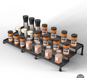 Expandable 3tier Metallic Spice/Cosmetic Display Rack - thumbnail 2