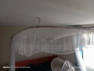 Smooth Gliding Classy 2 Stand Rail Mosquito Nets White Nets