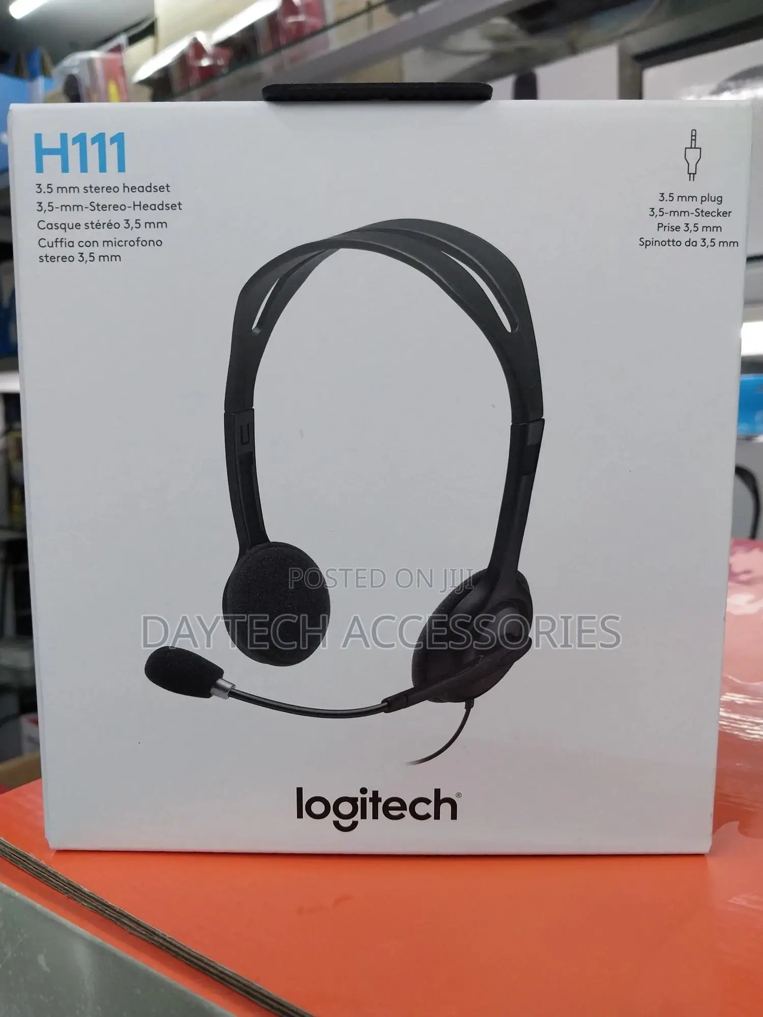 Logitech H111 Wired Headset With Noise-Cancelling Microphone