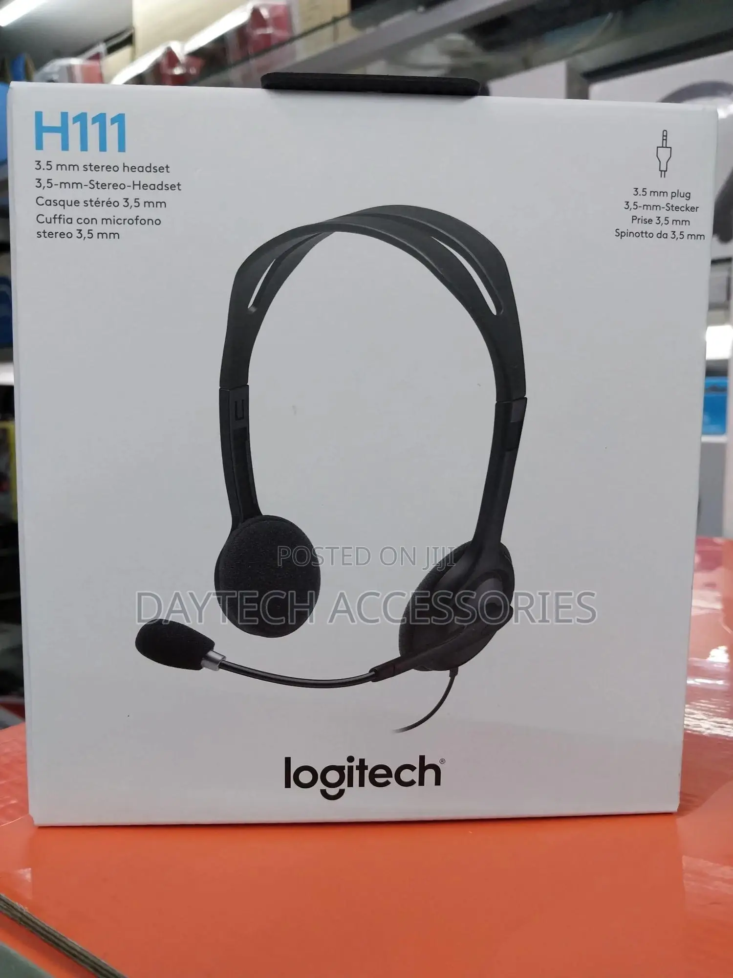 Logitech H111 Wired Headset Stereo Headphones 3.5 Mm Jack