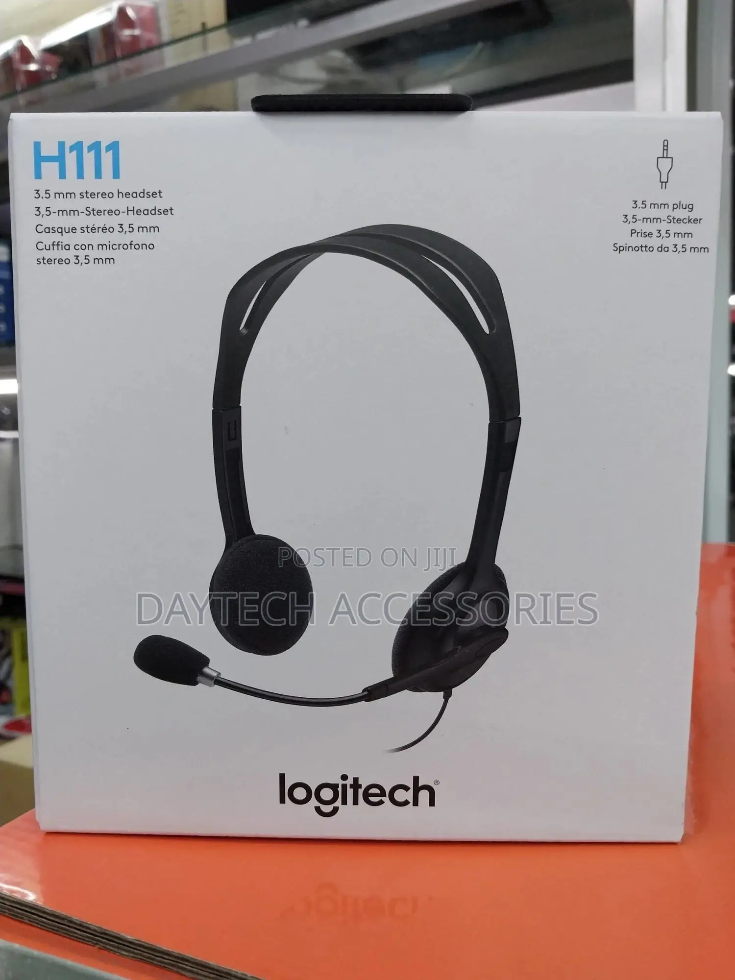 Logitech H111 Wired Headset Stereo Headphones 3.5 Mm Jack