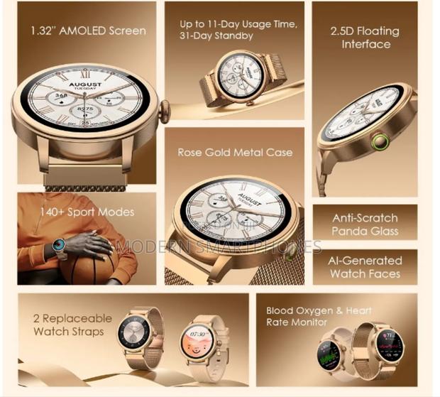 Oraimo Watch Muse 1.32” Amoled Ip68 Smart Watch - thumbnail 4