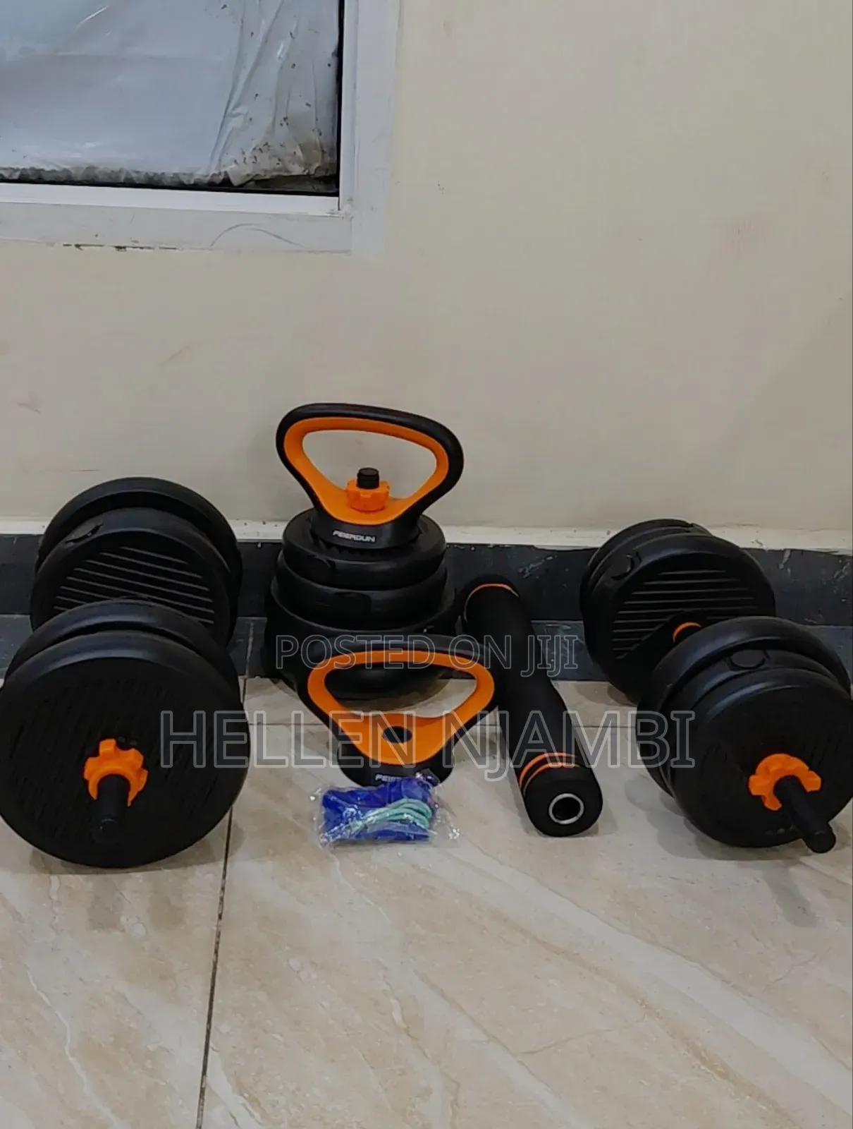 30kgs Kettlebell Dumbell Set