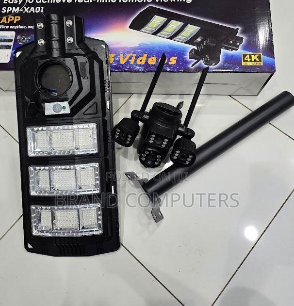 450w Ai Solar Camera Street Light 2in1