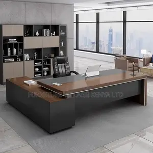 Office Desk:1.6 Meters Wood Presidential L-Shape Office Desk