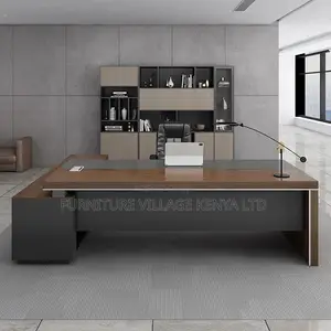 Office Desk:1.6 Meters Wood Presidential L-Shape Office Desk