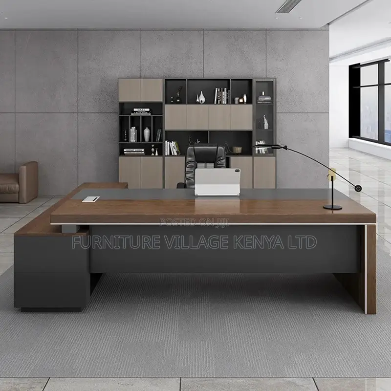 Office Desk:1.6 Meters Wood Presidential L-Shape Office Desk